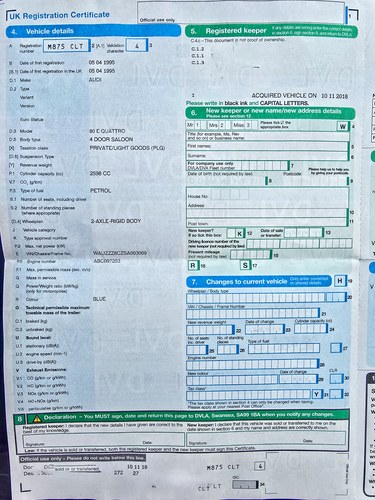 1995 Audi 80 E Quattro 1.8T En venta (imagen 253 de 289)