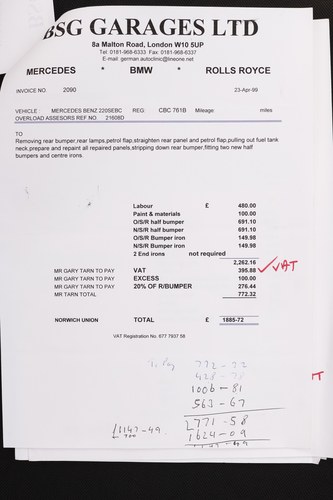 1964 Mercedes-Benz W111 220SE Cabriolet Te koop (foto 236 van 241)