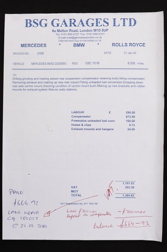 1964 Mercedes-Benz W111 220SE Cabriolet Te koop (foto 241 van 241)