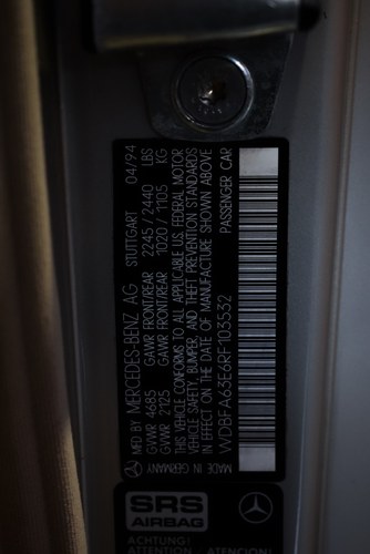 1994 Mercedes-Benz R129 SL320 Convertible 3.2L I6 For Sale (picture 80 of 140)