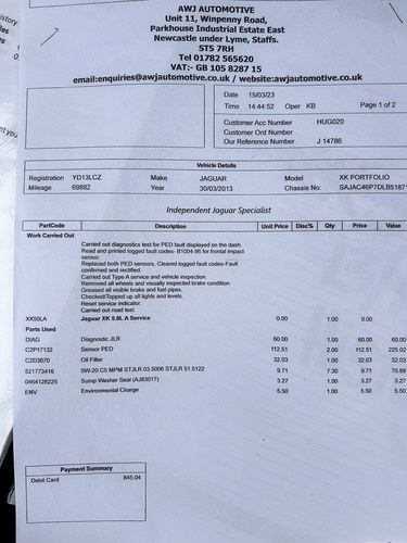 2013 Jaguar X150 XK 5.0 Portfolio Convertible à vendre (picture 188 of 189)