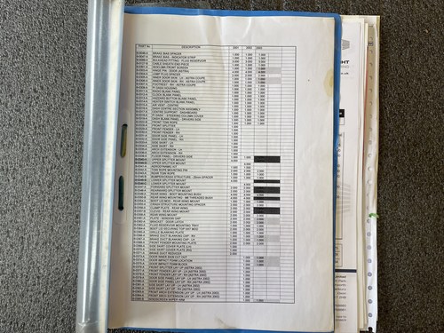 2001 Vauxhall 888 BTC-C Astra Coupe Chassis 1 ex Matt Neal Te koop (foto 133 van 153)