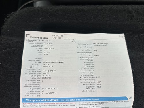 2010 Land Rover Defender 110 XS En venta (imagen 141 de 146)