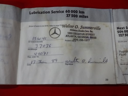 1987 Mercedes-Benz R107 560SL Convertible 5,6L V8 Te koop (foto 114 van 121)