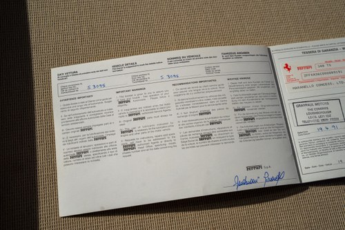 1991 Ferrari 348 TS In vendita (immagine 157 di 172)