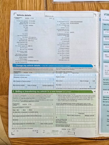 2004 Honda VTR1000 SP2 In vendita (immagine 128 di 142)