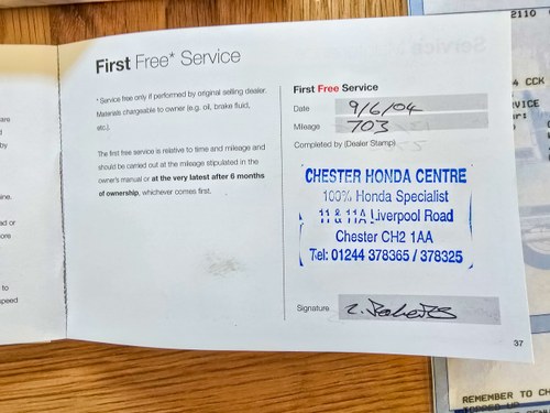 2004 Honda VTR1000 SP2 In vendita (immagine 142 di 142)