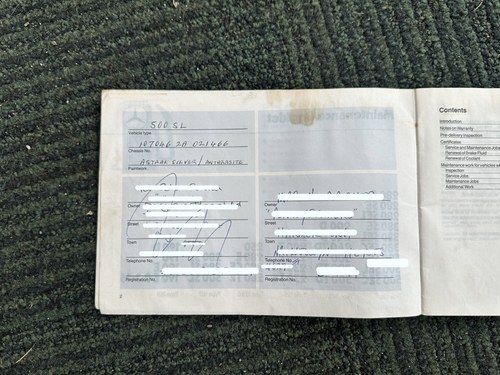 1985 Mercedes-Benz 500 SL R107 For Sale (picture 124 of 130)