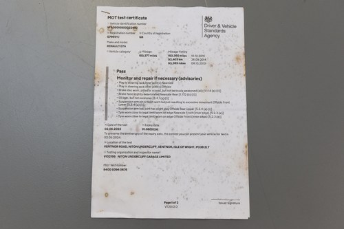 1989 Renault Alpine GTA V6 Turbo à venda (imagem 164 de 176)