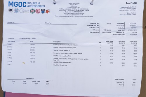 1958 MGA Roadster 1500 For Sale (picture 205 of 239)