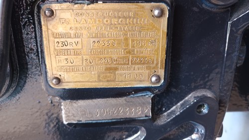 1969 Lamborghini R230 Vigneron à vendre (picture 13 of 22)