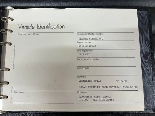 1988 Rolls-Royce Corniche II Convertible For Sale (picture 91 of 131)