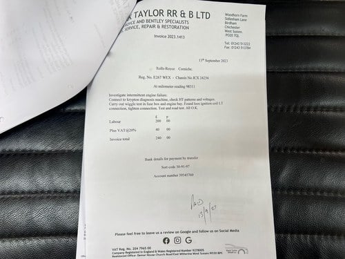 1988 Rolls-Royce Corniche II Convertible For Sale (picture 120 of 131)