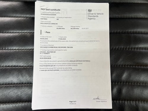 1988 Rolls-Royce Corniche II Convertible For Sale (picture 121 of 131)