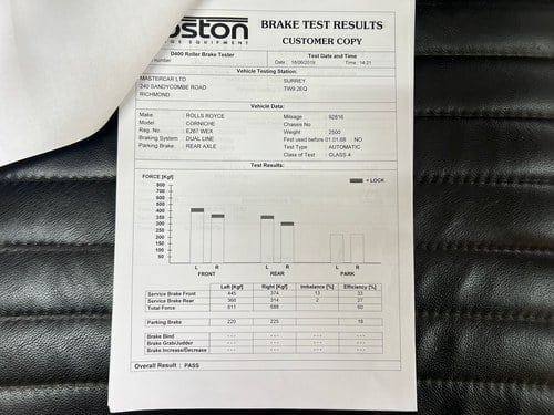 1988 Rolls-Royce Corniche II Convertible For Sale (picture 122 of 131)