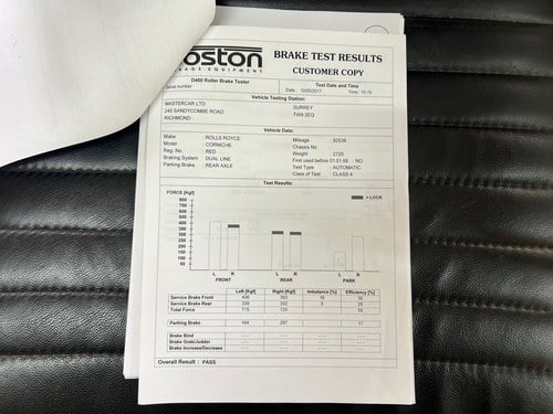 1988 Rolls-Royce Corniche II Convertible For Sale (picture 125 of 131)