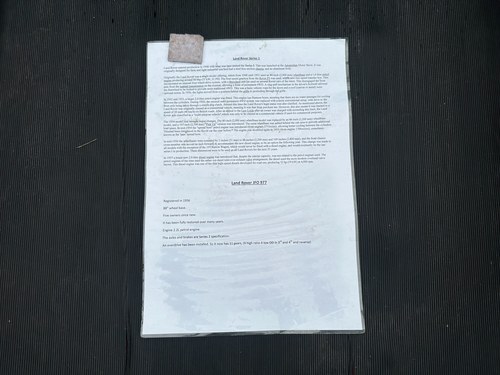 1956 Land Rover Series 1 88" In vendita (immagine 107 di 109)