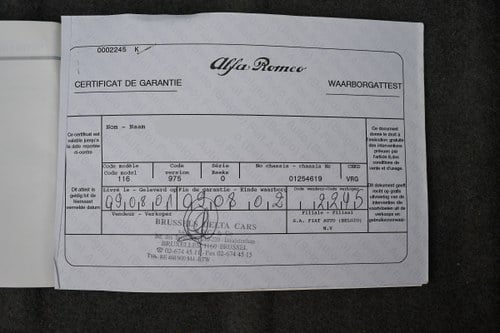 2001 Alfa Romeo 156 2.0 T Spark Sportwagon Lusso à vendre (picture 118 of 123)