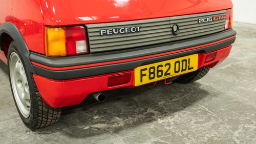 1989 Peugeot 205 GTI 1.9 In vendita (immagine 87 di 148)