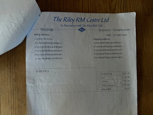 1953 Riley RMF 2.5-Litre à vendre (picture 162 of 169)