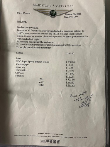 1996 MG RV8 Te koop (foto 49 van 74)