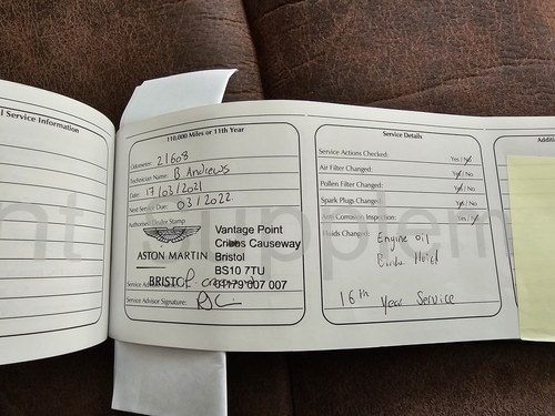 2005 Aston Martin DB9 Volante à vendre (picture 89 of 93)