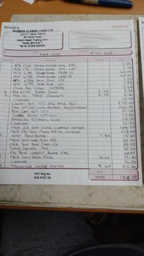 1960 MGA Mk1 1600 Roadster For Sale (picture 153 of 205)