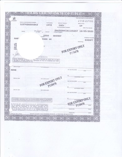 1972 Chevrolet Corvette C3 à vendre (picture 38 of 42)