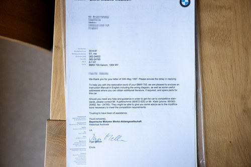 1964 BMW 700 Luxus LS For Sale (picture 273 of 297)