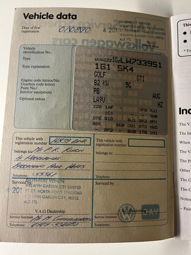 1990 Volkswagen Golf Mk2 GTI 8V For Sale (picture 51 of 64)