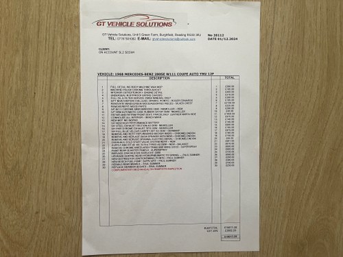 1968 Mercedes 280SE W111 Coupe En venta (imagen 168 de 169)