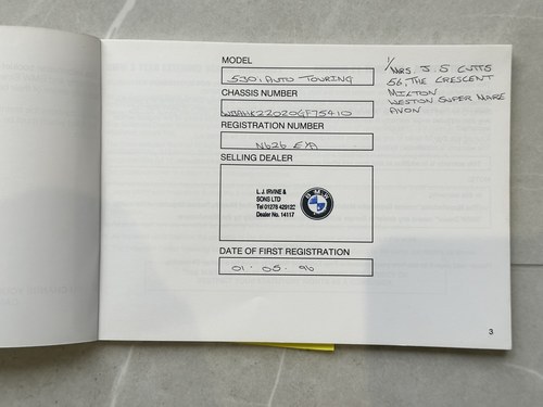 1996 BMW 530i Touring zum Verkauf (Bild 211 von 227)