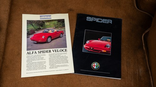1992 Alfa Romeo Spider Series 4 2.0L En venta (imagen 186 de 187)