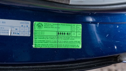 1991 BMW 850i Auto (E31) For Sale (picture 70 of 182)