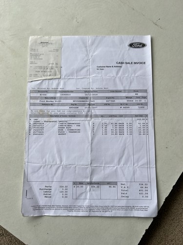 2007 Ford Mondeo ST220 à venda (imagem 242 de 257)