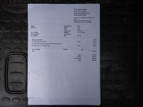 1993 BMW E30 318 Lux Convertible Manual For Sale (picture 216 of 222)