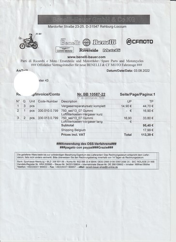 1976 Benelli 750 Sei à vendre (picture 10 of 10)