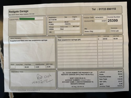 1983 Ford Fiesta XR2 In vendita (immagine 149 di 153)