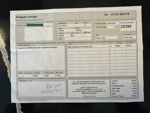 1983 Ford Fiesta XR2 In vendita (immagine 150 di 153)