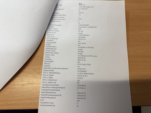 2004 Lexus SC430 Convertible Z40 En venta (imagen 163 de 165)