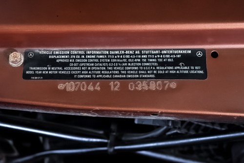 1977 Mercedes-Benz R107 450SL Convertible 4,5L V8 (88k miles) Te koop (foto 114 van 129)