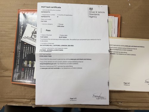 1971 Fiat 500L En venta (imagen 161 de 173)