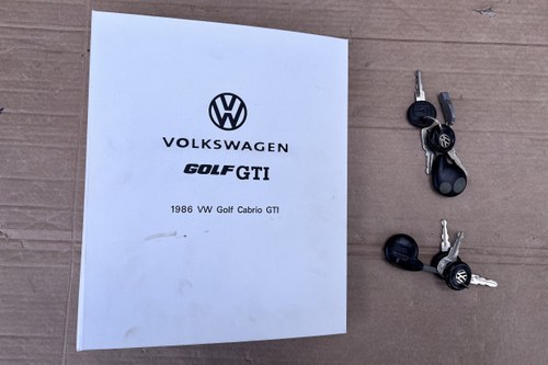 1986 Volkswagen Golf Mk1 GTI Christmas Cabriolet à venda (imagem 161 de 188)