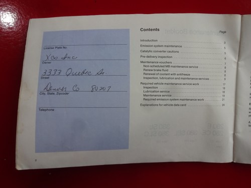 1981 Mercedes-Benz 380SL (R107) For Sale (picture 99 of 103)