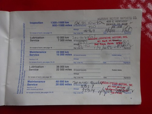 1981 Mercedes-Benz 380SL (R107) For Sale (picture 100 of 103)