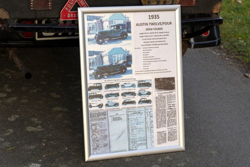 1935 Austin 12/4 Open Road Tourer For Sale (picture 105 of 121)
