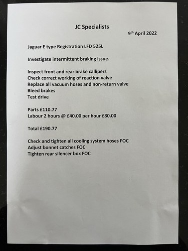 1972 Jaguar E-Type Series III OTS till salu (bild 115 av 184)