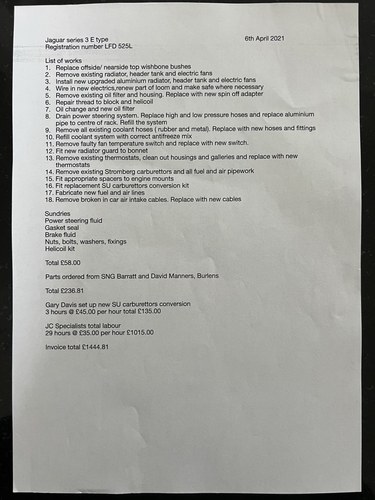 1972 Jaguar E-Type Series III OTS till salu (bild 118 av 184)