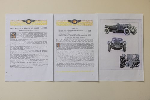 1925 Bentley 3 Litre Chassis 944 with 4.5L B60 engine For Sale (picture 100 of 102)