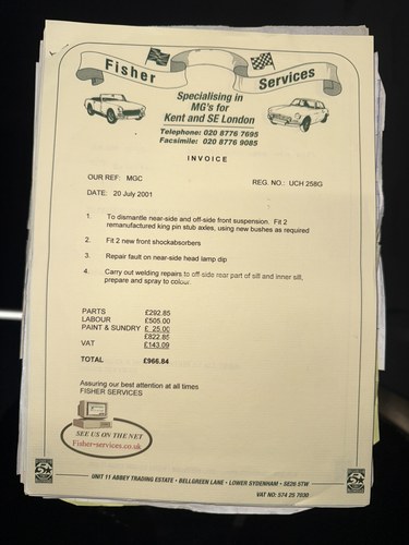 1968 MG MGC GT En venta (imagen 162 de 333)